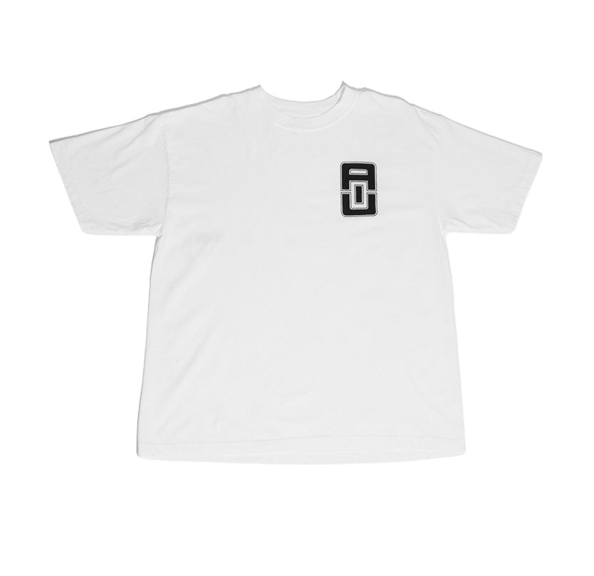 ADDITUP LOGO WHITE TEE