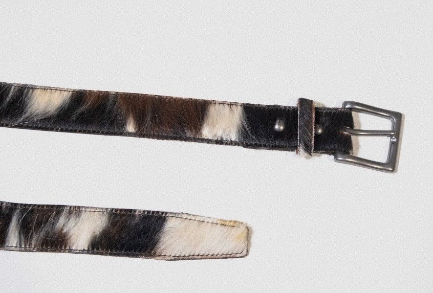 COWHIDE BELT