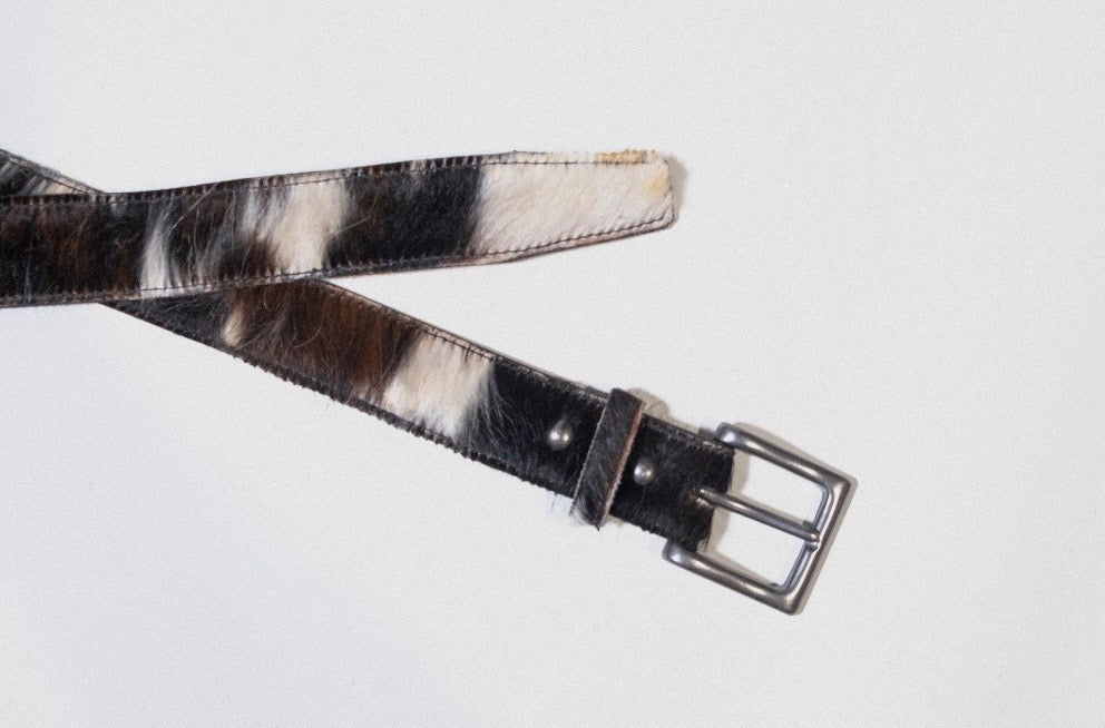 COWHIDE BELT